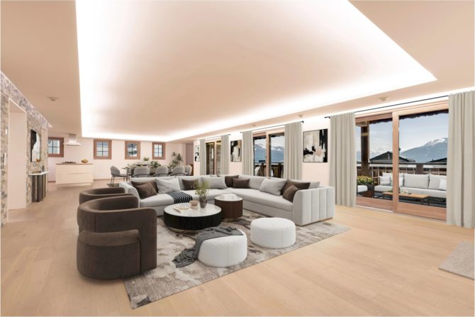 Photo 1 of the property 83644854 - spacious apartment in the heart of crans-montana