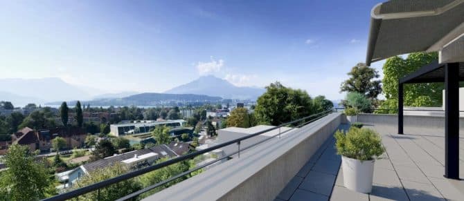 Photo 3 de l'annonce 84927850 - nouvelle construction luxe 13 : rooftop living avec vue de rêve sur le lac et les montagnes