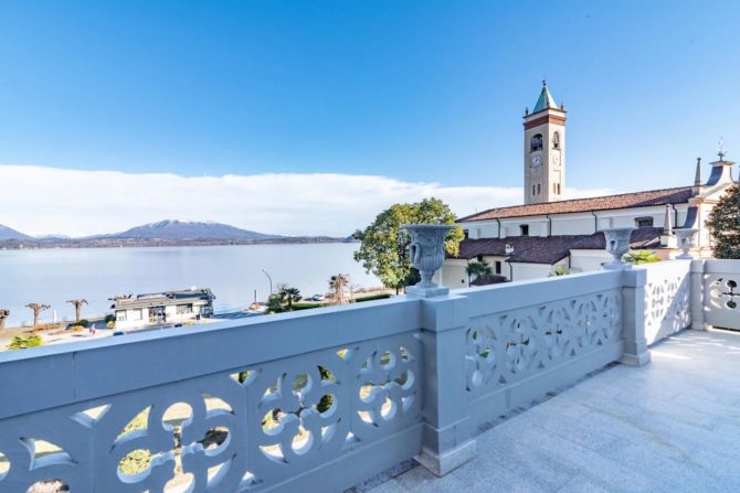 Photo 13 of the property 2495196 - prestigious period villa with annex and renovated gatehouse for sale in lesa on lake maggiore