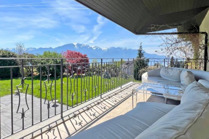 Photo 1 de l'annonce 83788945 - villa avec vue sur le lac et les alpes