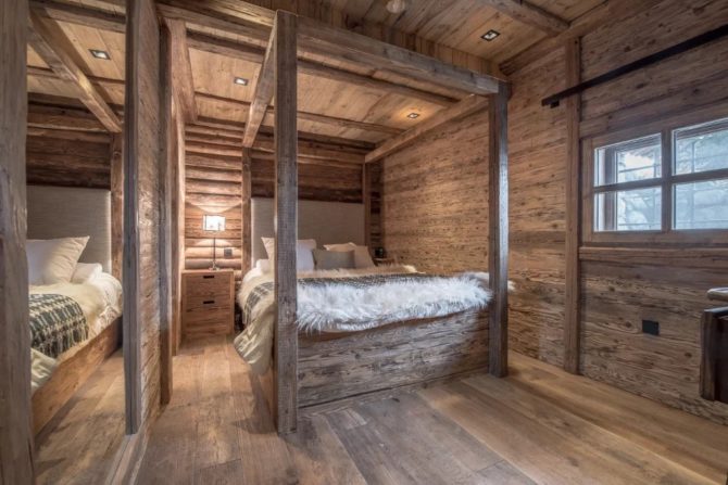 Photo 6 of the property 6895536 - superb renovated chalet – 4 en-suite bedrooms – courchevel 1850