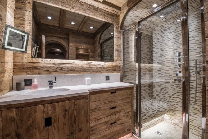 Photo 8 of the property 6895536 - superb renovated chalet – 4 en-suite bedrooms – courchevel 1850